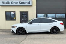 2022 Honda Civic with window tint